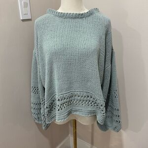 Cupio teal‎ sweater large